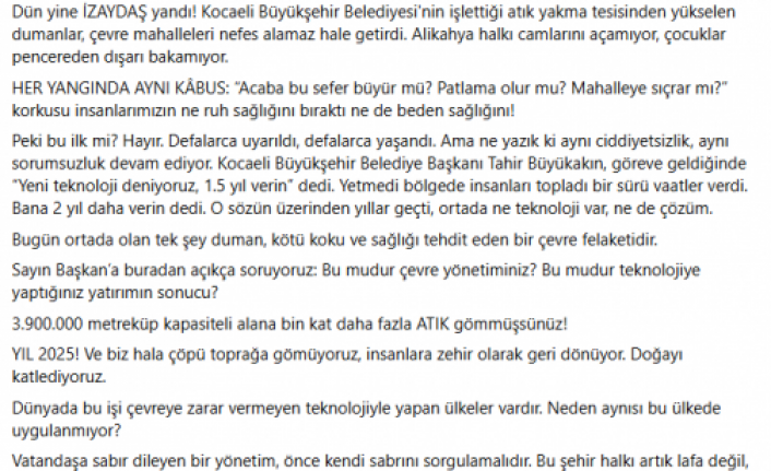 CHP'Lİ CELAL HÜLÜR, İZAYDAŞ KRİZİNDE TAHİR BÜYÜKAKIN'I SORUMLU TUTUYOR