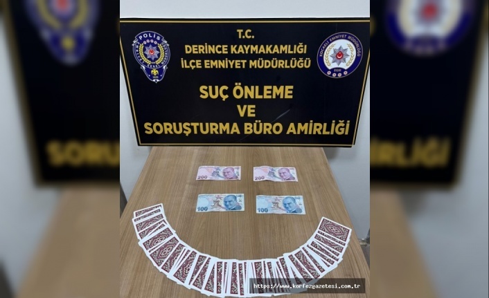 Derince’de Kumar Operasyonu: 6 Şüpheli Hakkında İşlem Başlatıldı