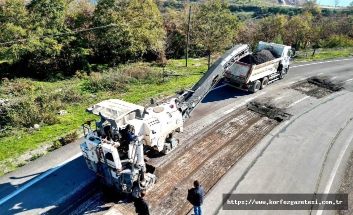 Körfez’de Ulaşım Konforu İçin Yoğun Yol Bakım Mesaisi