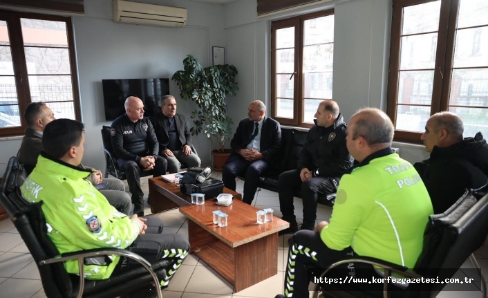 Başkan Söğüt Hereke’de Esnaf ve Polisle Buluştu