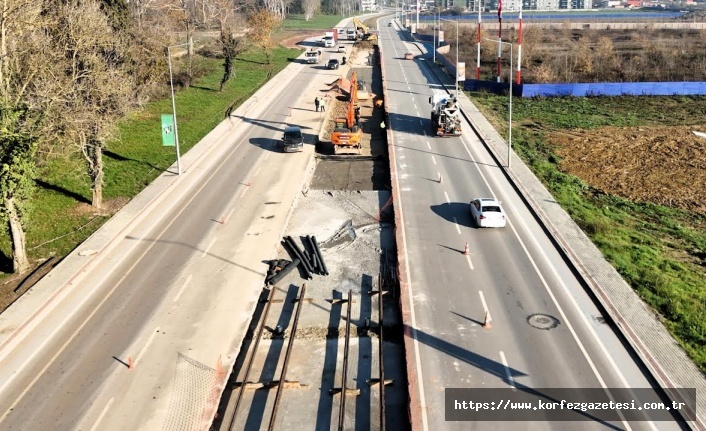 Kartepe Tramvay Projesinde Çalışmalar Tüm Hızıyla Devam Ediyor