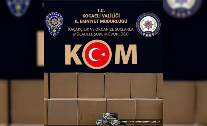 Kocaeli’de 600 Bin Dal Makaron Ele Geçirildi